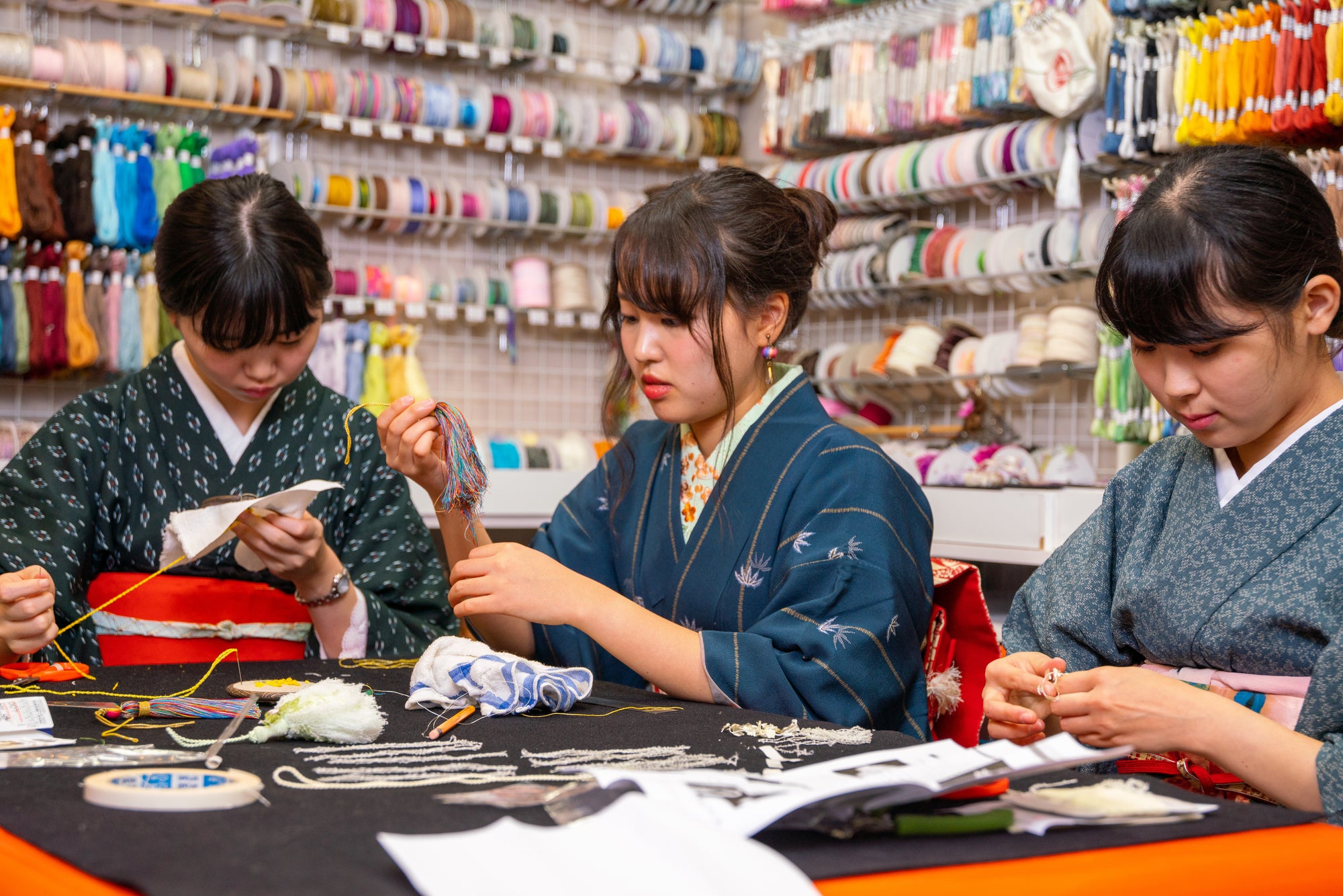 W.01💛Art Fiber Endoの花刺繍のワークショップ(4名〜)