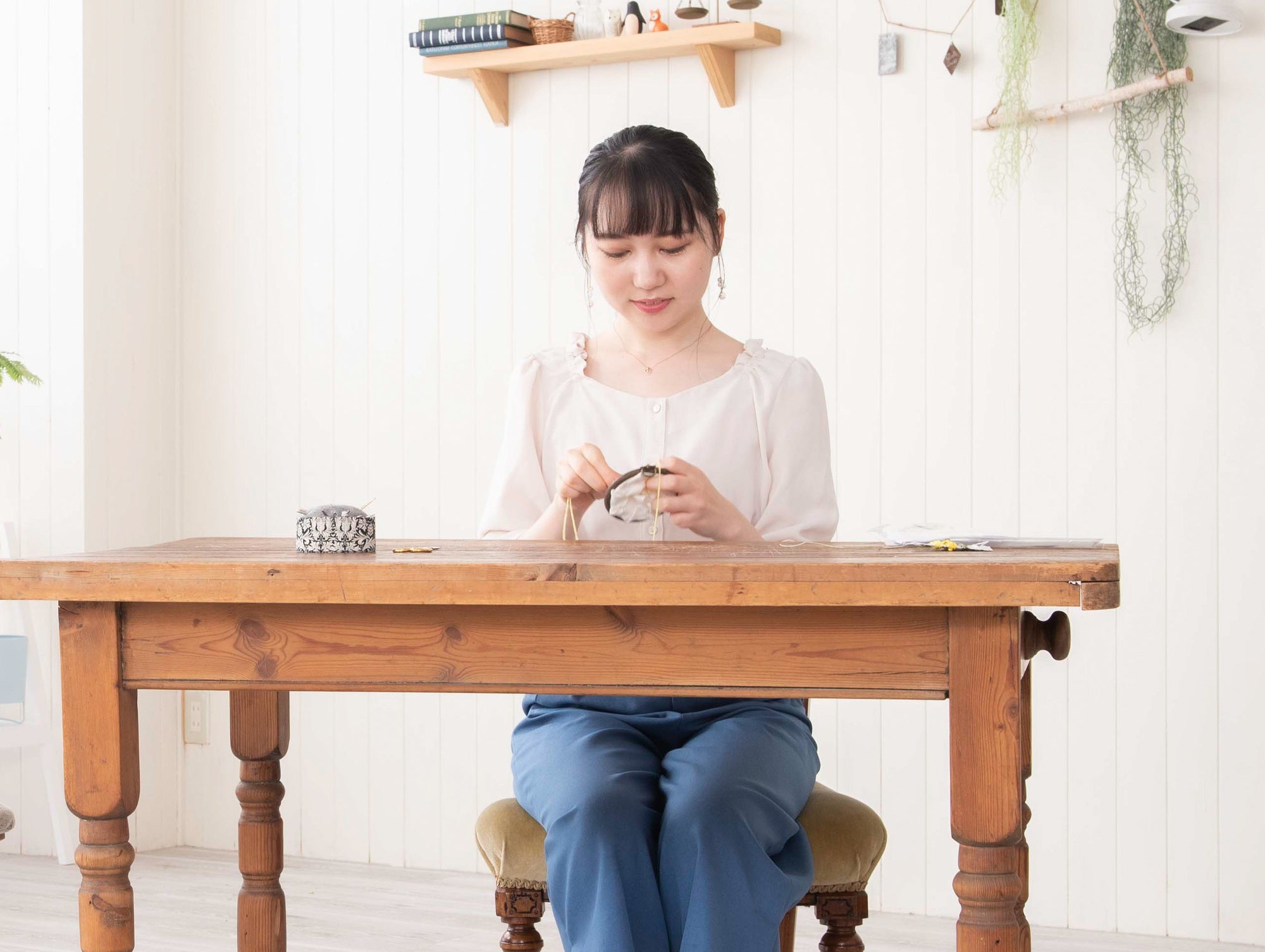 A.01💛ミモザの花刺繍製作キット〜