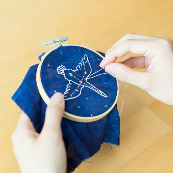 星空を刺しゅうする、宙(そら)の刺繍キット  🌌白鳥座