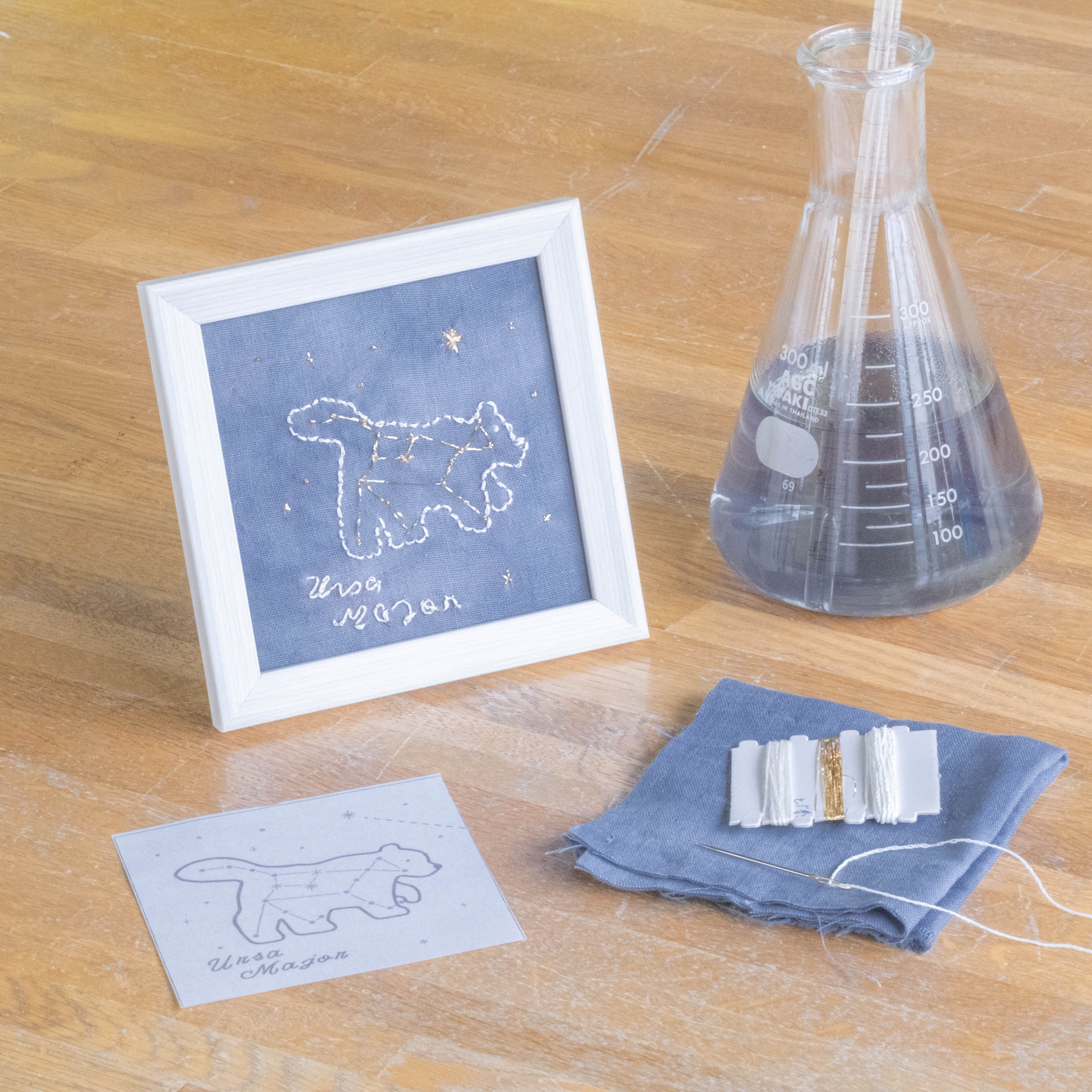 宙の刺繍キット   🔲おおぐま座