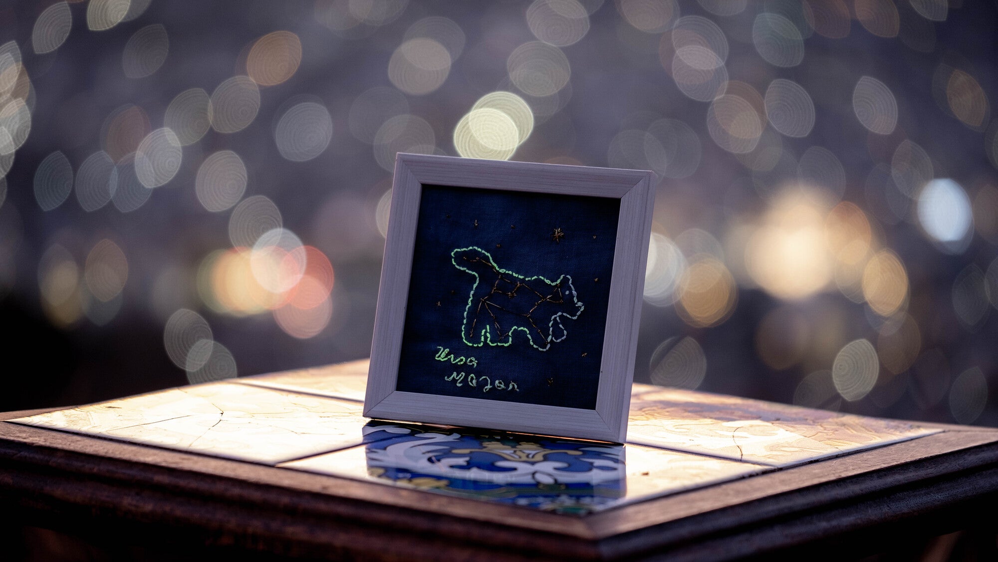 宙の刺繍キット   🔲おおぐま座