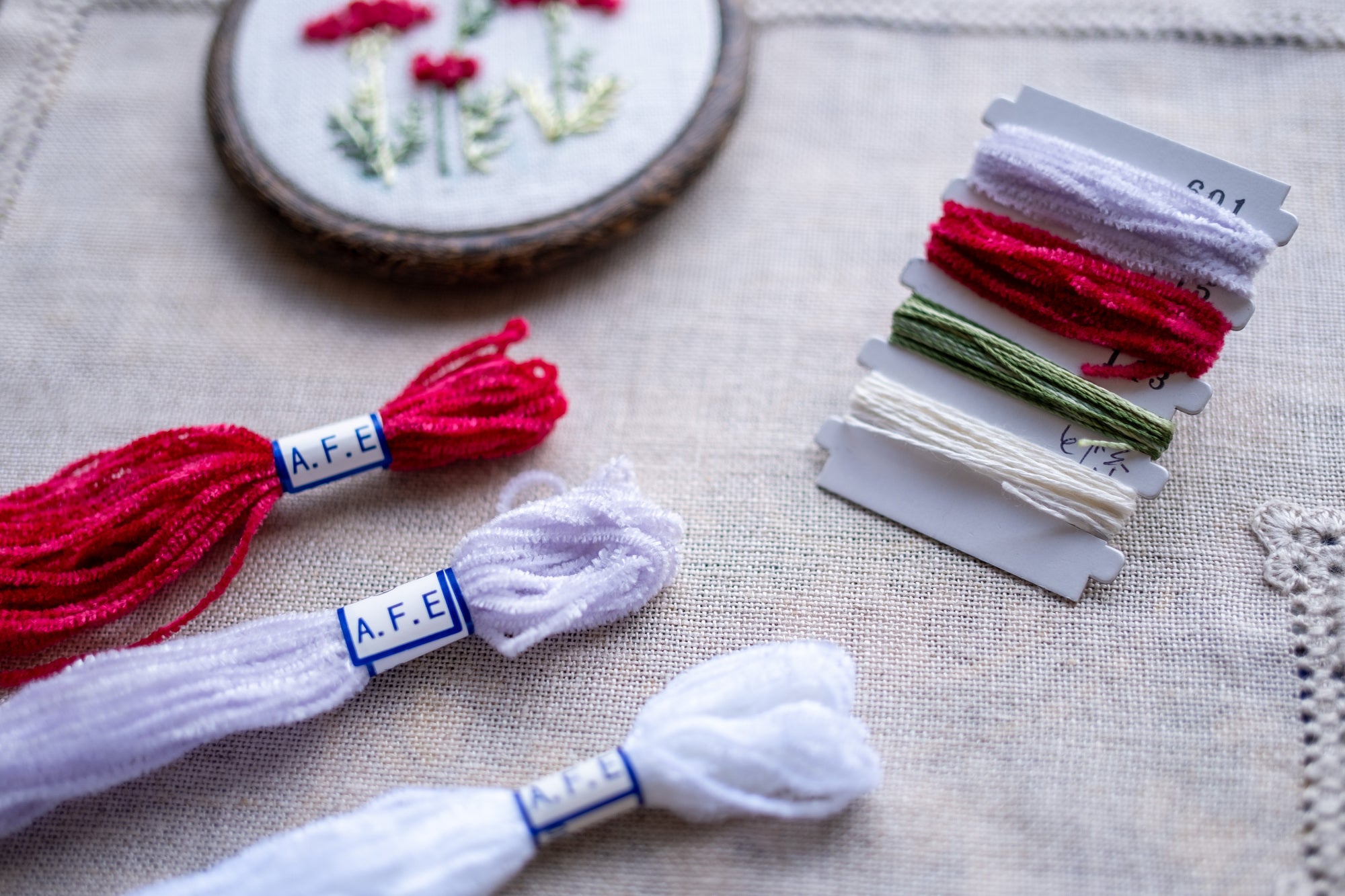 A.05❤️ノラニンジンの花刺繍キット 〜