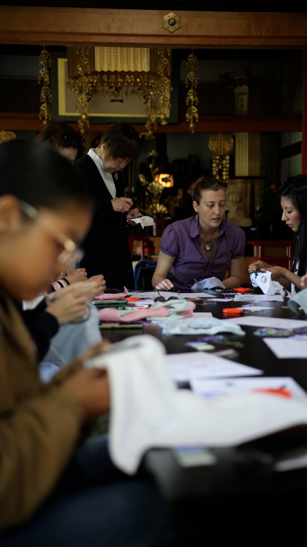Temple Flower Embroidery Workshop – July 23