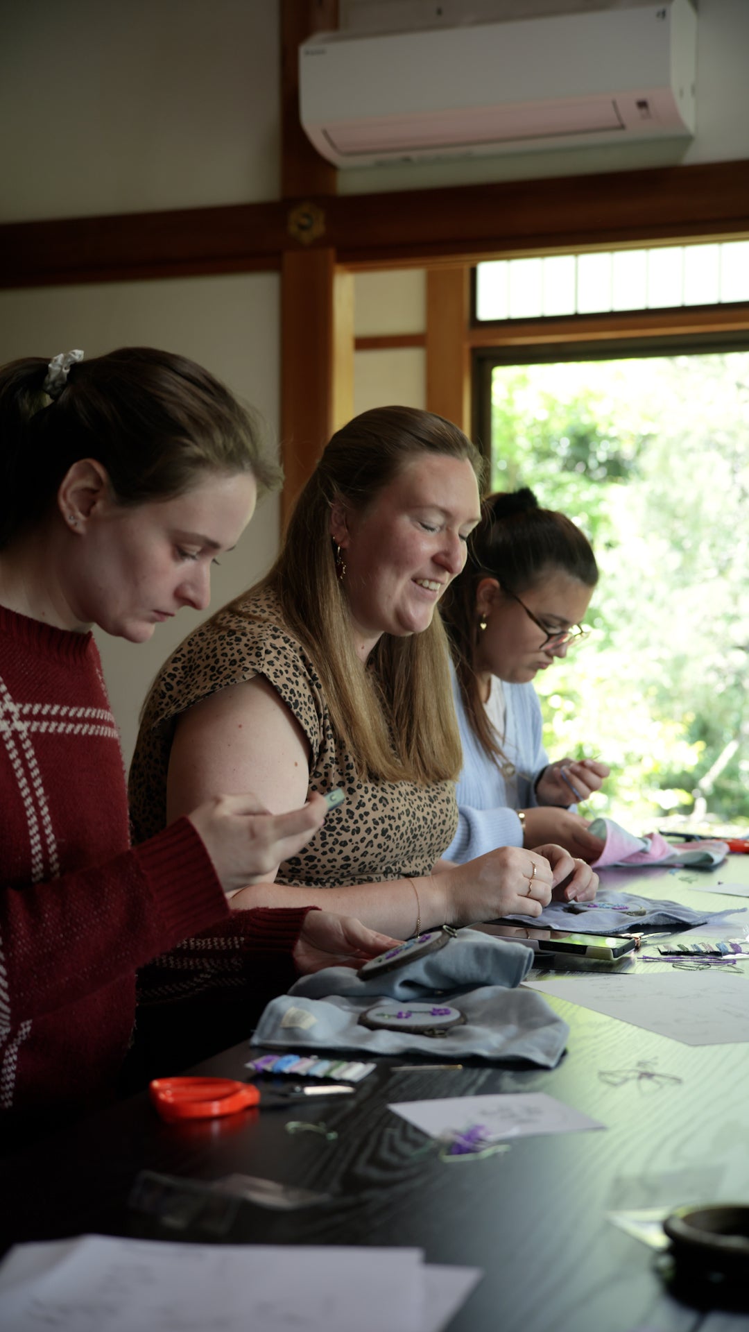 Temple Flower Embroidery Workshop – July 23
