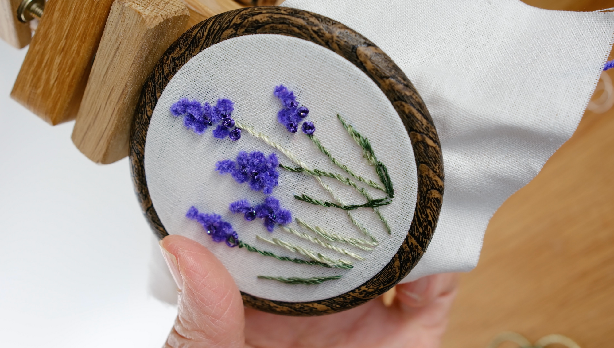 Temple Flower Embroidery Workshop – July 23