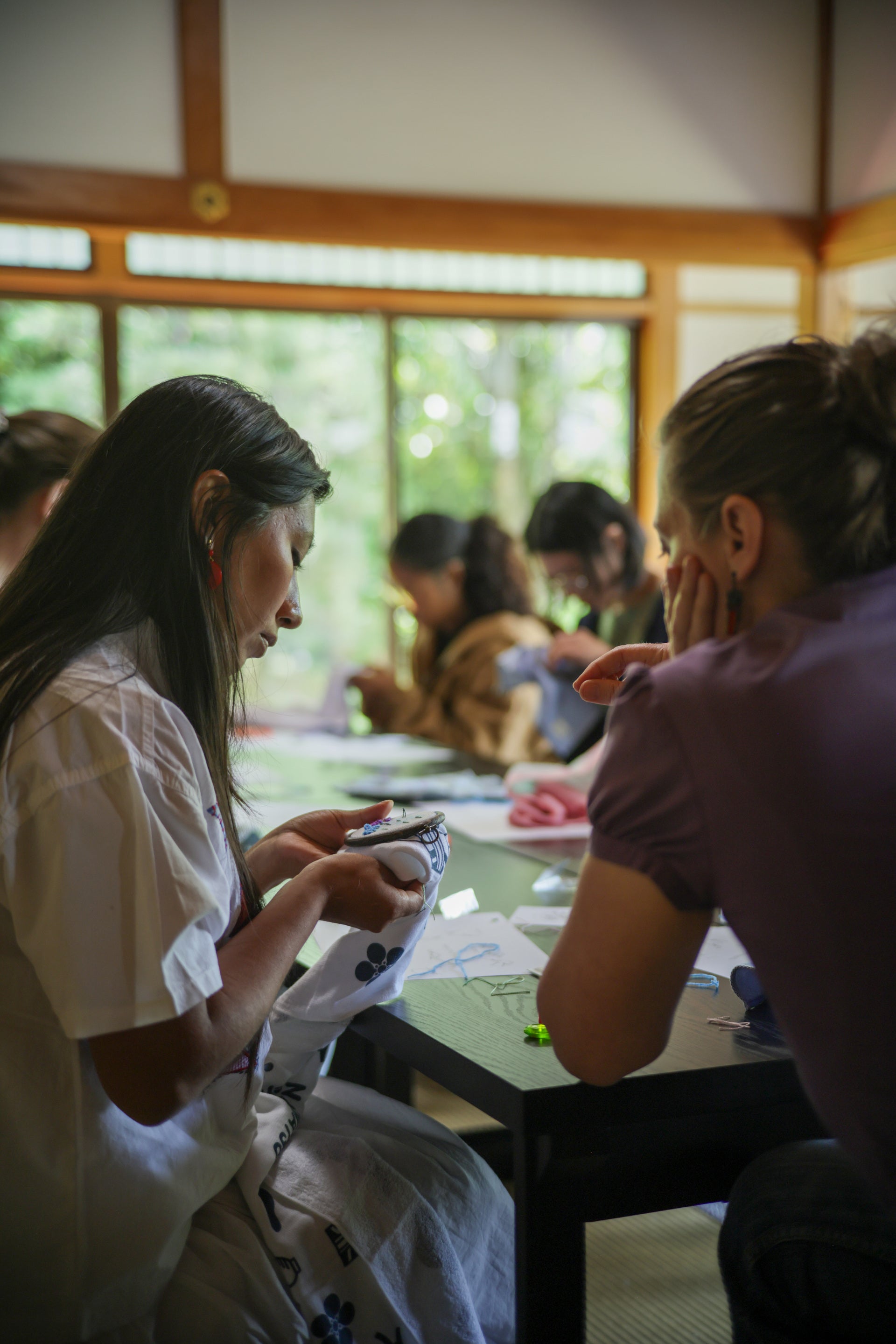 Temple Flower Embroidery Workshop – July 23