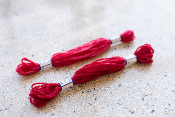 M.06❤️Art Fiber Endoの手芸素材＿アカツメクサ用のモール刺繍糸2色