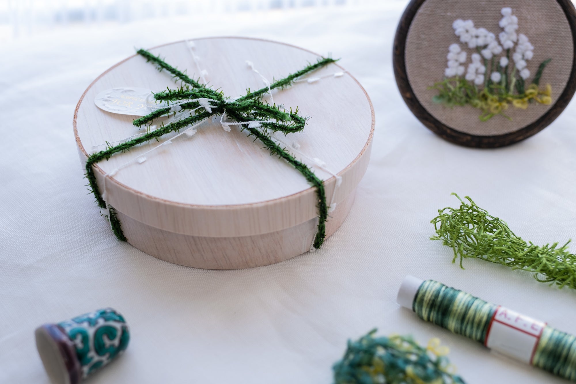 A.10🎁ギフトラッピング付き＿花刺繍製作キット